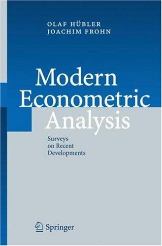 Modern econometric analysis