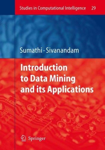 Introduction to data mining and its applications