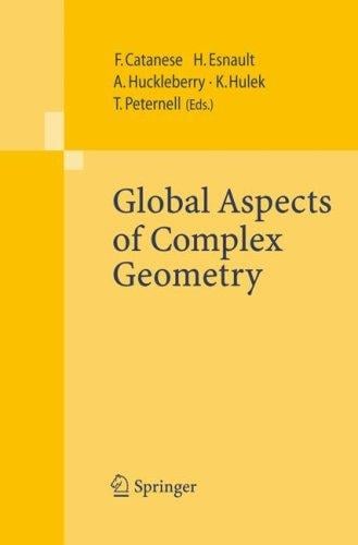 Global aspects of complex geometry
