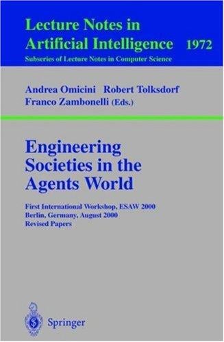 Engineering societies in the agents world