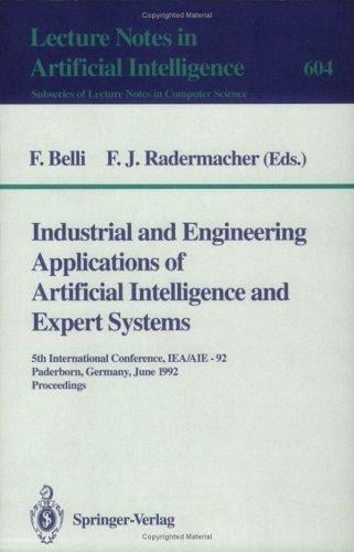 Industrial and engineering applications of artificial intelligence and expert systems