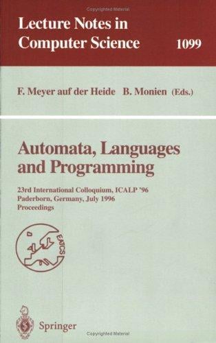 Automata, languages and programming