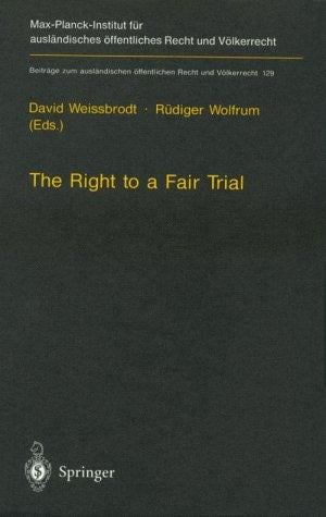 The right to a fair trial