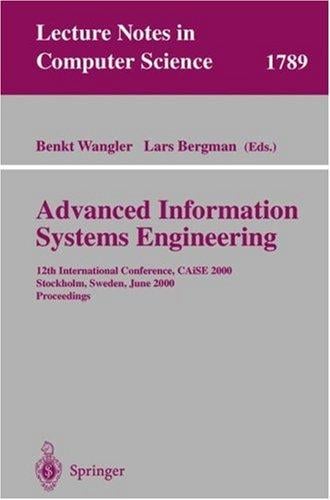 Advanced information systems engineering
