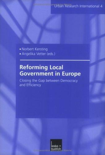 Reforming local government in Europe