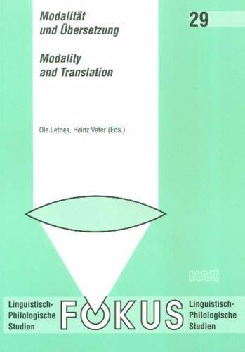 Modalit at und  Ubersetzung = Modality and translation