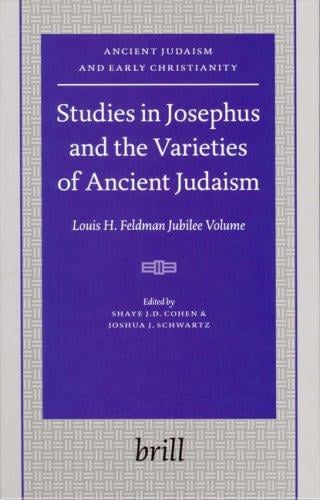 Studies in Josephus and the varieties of ancient Judaism