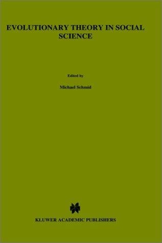 Evolutionary theory in social science