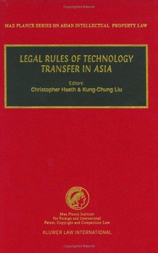 Legal rules of technology transfer in Asia