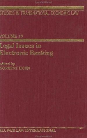 Legal issues in electronic banking