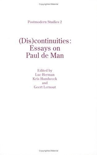 (Dis)continuities