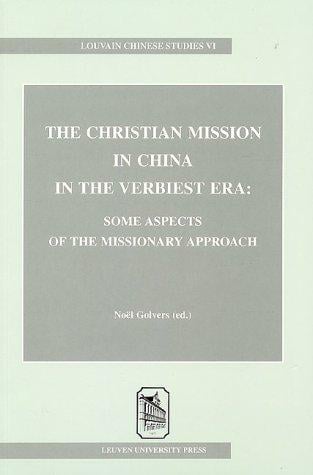 The Christian mission in China in the Verbiest era