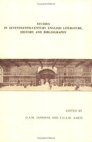 Studies in seventeenth-century English literature, history, and bibliography
