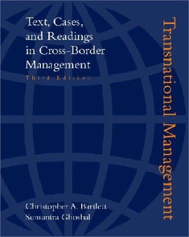 Transnational Management 3rd Edition with PowerWeb