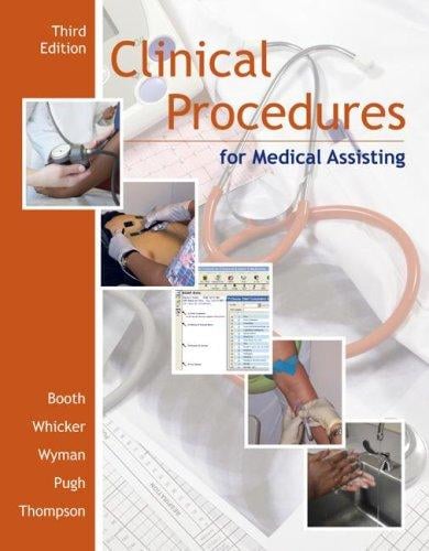 Clinical procedures for medical assisting