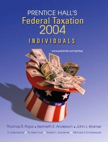 Prentice Hall's federal taxation 2004