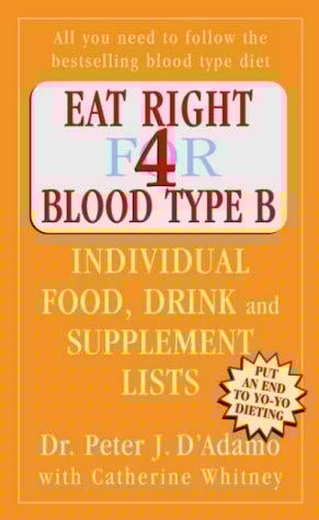 Eat right for blood type B