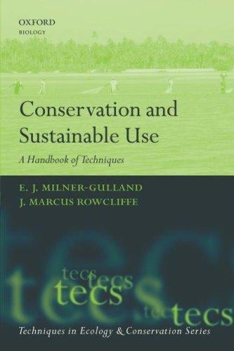 Conservation and sustainable use