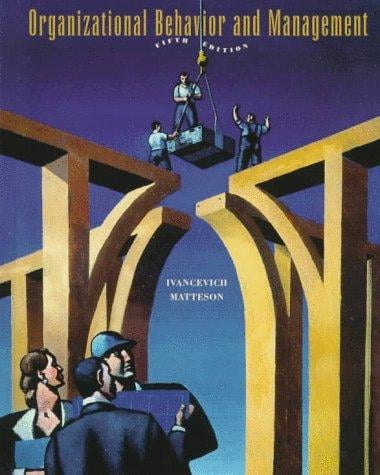 Organizational behavior and management