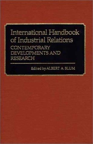 International handbook of industrial relations