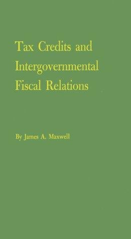 Tax credits and intergovernmental fiscal relations