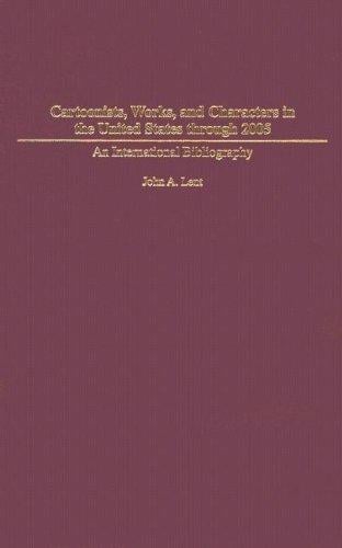 Cartoonists, Works, and Characters in the United States through 2005