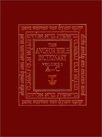The Anchor Bible dictionary