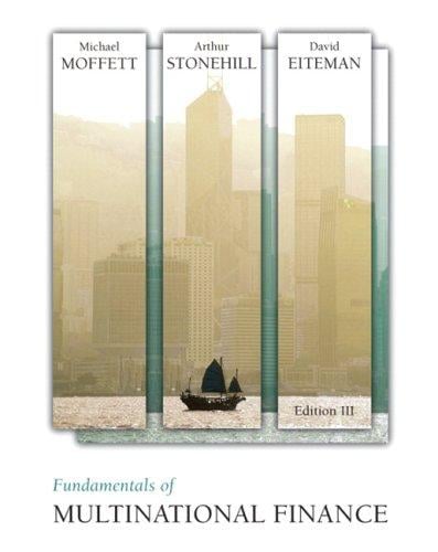 Fundamentals of Multinational Finance