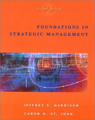 Foundations in strategic management