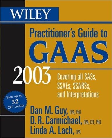 Wiley practitioner's guide to GAAS 2003