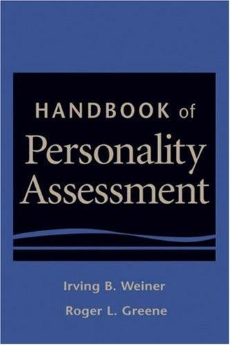 Handbook of personality assessment