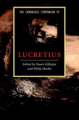 CAMBRIDGE COMPANION TO LUCRETIUS; ED. BY STUART GILLESPIE