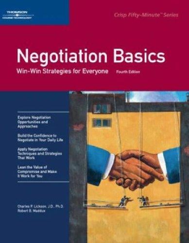 Negotiation basics
