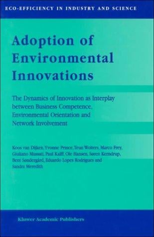 Adoption of environmental innovations