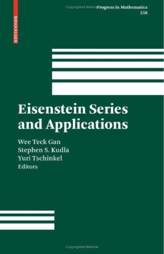 Eisenstein series and applications