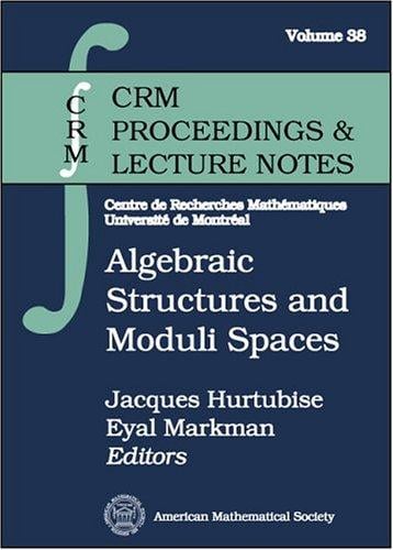 Algebraic structures and moduli spaces