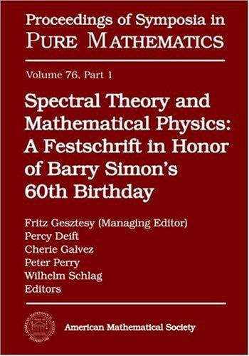 Spectral theory and mathematical physics