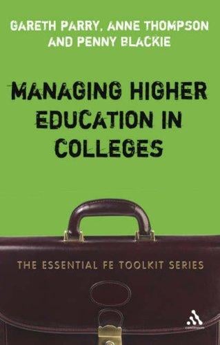 Managing higher education in colleges