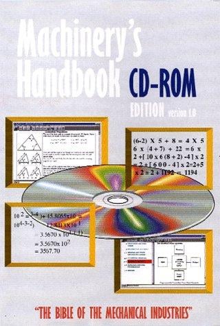 Machinery's Handbook CD-ROM & "Toolbox" Edition Set