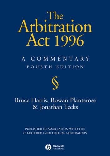 The Arbitration Act 1996