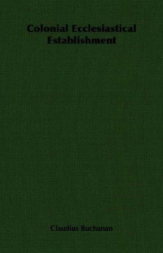 Colonial ecclesiastical establishment