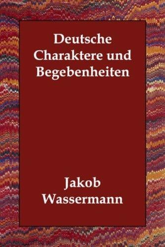 Deutsche Charaktere und Begebenheiten