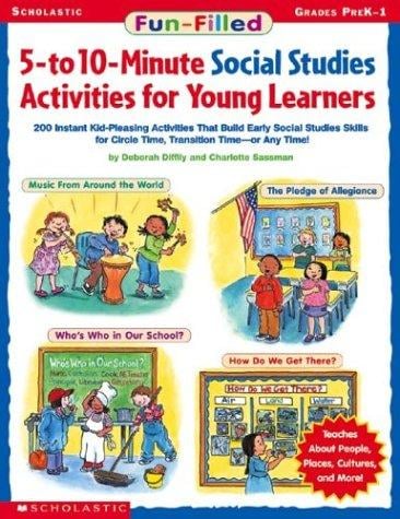 Fun-filled 5- to 10-minute social studies activities for young learners