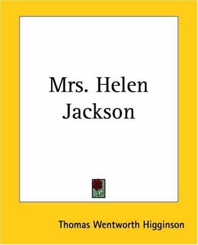 Mrs. Helen Jackson