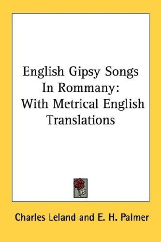 English Gipsy Songs In Rommany