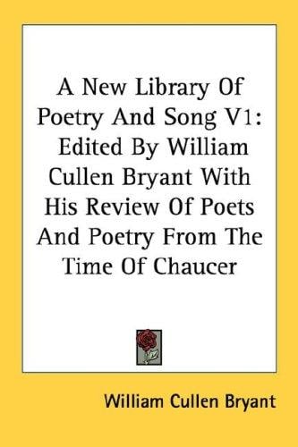A New Library Of Poetry And Song V1