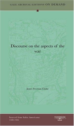 Discourse on the aspects of the war