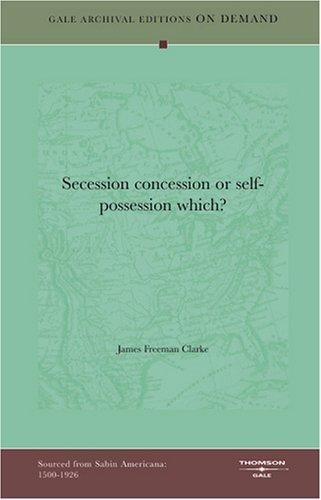 Secession concession or self-possession which?