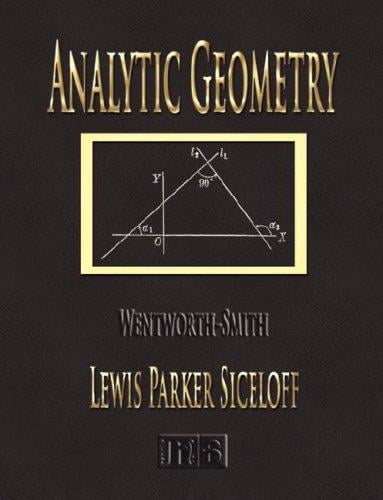 Analytic Geometry