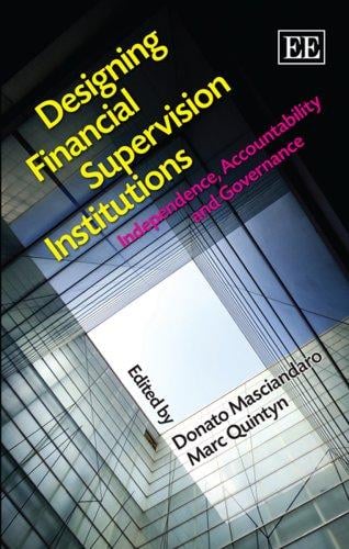 Designing financial supervision institutions
